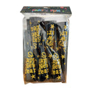 new year horn 8 inches gold glitter 6 pcs