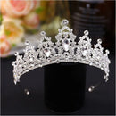 New Fashion Luxury Imitation Princess Tiara Silver 1pc