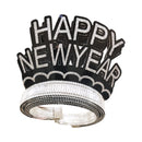 New Years Eve Tiara black with silver glitter 6 pcs (Copy)
