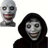 Halloween Horror Smiling Devil Scary White Mask
