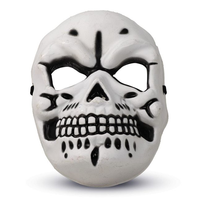 Halloween Spooky Skull Mask - White