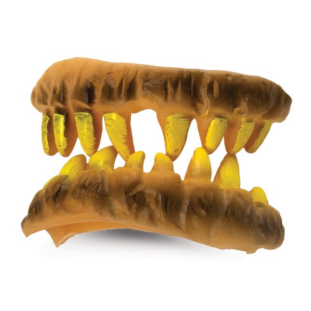 Halloween Monster False Teeth Set - Yellow