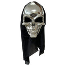 Silver Skull Mask Halloween Costume Accessory