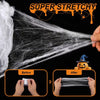 Halloween Spider Web Decorations with 50 Fake Spiders, Super Stretchy 200g