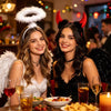 Halloween Angel Halo And Devil Horn Headbands 2 pcs