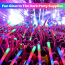 Glow in the Dark LED foam light sticks - colorful flashing, 1 pc