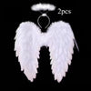White Angel Wings 2pcs Set