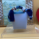 Mothers Day Artificial Leather Gift Packaging Small Handbag    Blue