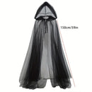 Witch Cape Cloak - Elegant Gothic Wedding veil