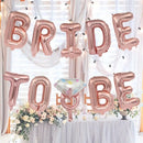 Bride To Be Balloon Set rose gold
