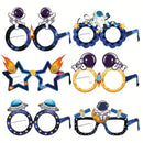 Space Theme Paper Eyeglasses 6 pcs