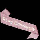 Its My birthday Sash Pink color