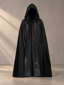 Halloween Hooded Black Grim Reaper Cape 1 pc