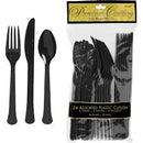 SOLID BLACK  ASSTD CUTLERY