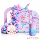 Pastel Mermaid Birthday Party Setup – Party World Oman