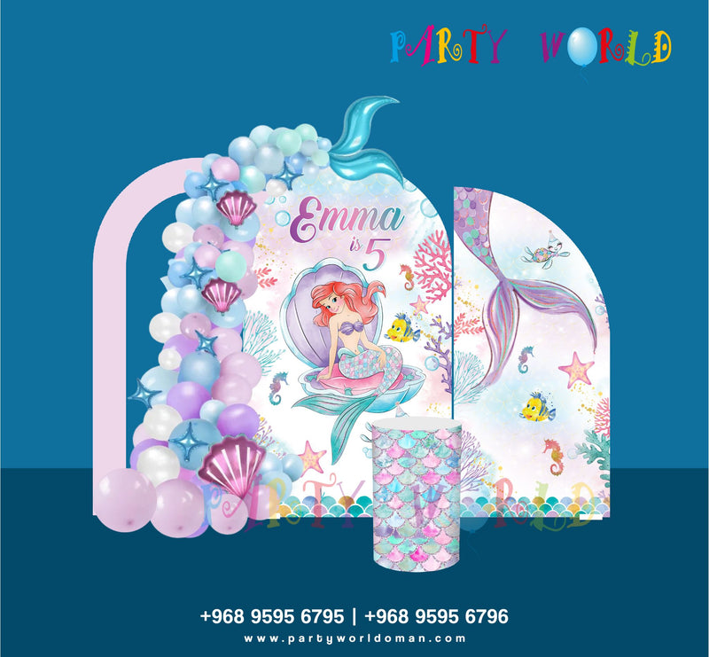 Mermaid Theme Birthday Decoration
