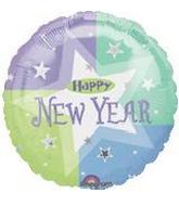 New Year Shimmer Foil Balloon 18in