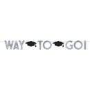 Grad Grid Letter Banner