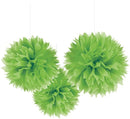 FLUFFY DECORATIONS GREEN