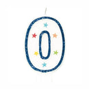 NUMBER 0 BIRTHDAY CANDLE