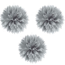 FLUFFY DECORATION SILVER