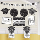 Grad Grid Black & White Decorating Kit