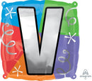 18" SQUARE LETTER V