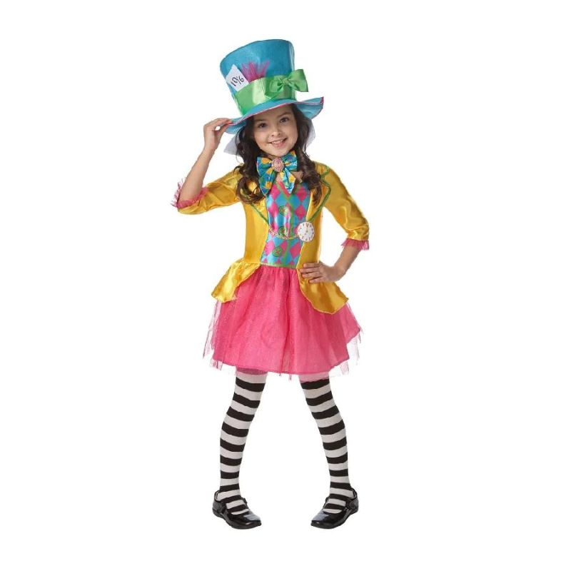 Disney’s Alice in Wonderland Mad Hatter Girl Children’s Fancy Dress Costume