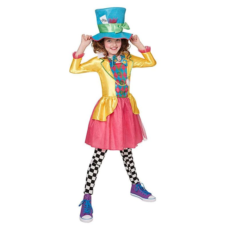 Disney’s Alice in Wonderland Mad Hatter Girl Children’s Fancy Dress Costume