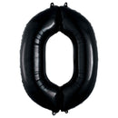 #0 BLACK FOIL LARGE BALLOON  / بالونات الهيليوم