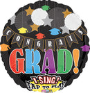 Congrats Grad singing Balloon