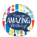 AMAZING BIRTHDAY FOIL BALLOON 18"