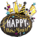 Festive New Year SuperShape Foil Balloon