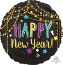 S40 FESTIVE NEW YEAR FOIL BALLOON 18in