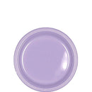 LAVANDER PLASTIC PLATES  7 INCH 20 PCS