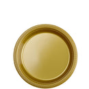 gold sparkle 7 inch plate 20 pcs