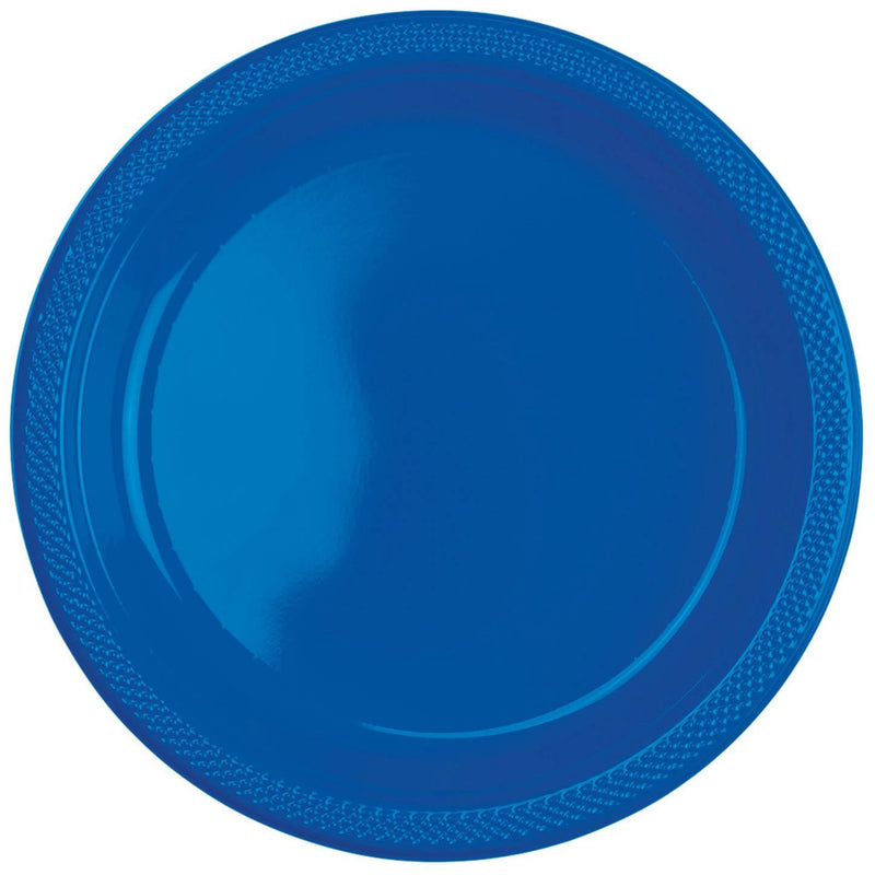 Bright Royal Blue Plates