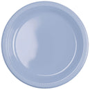 Pastel Blue Plastic Plates Size 10.25in, 20pcs in Pack