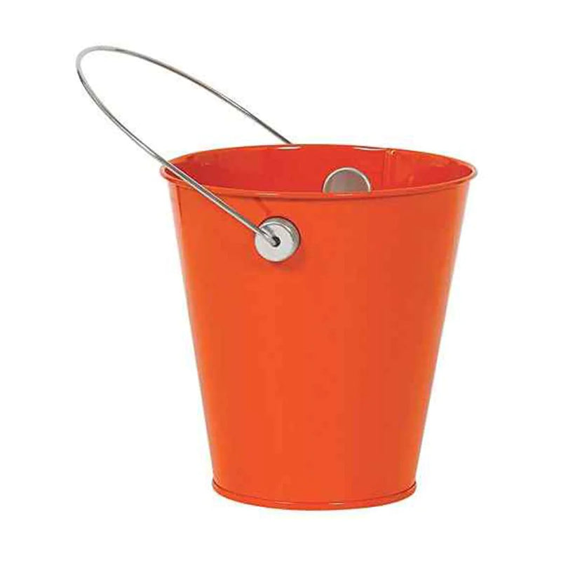 Orange Peel Metal Bucket With Handle