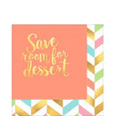 Eat, Drink & Be Happy Beverage Tissues 16pcs