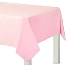 pink long table cover