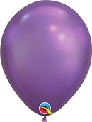 LATEX CHROME PURPLE  11" SIZE