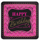 BORN TO BE FABULOUS SQUARE PAPER PLATES 10IN,