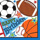 SPORTS PARTY BEVERAGE NAPKIN