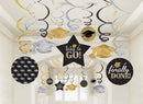 GRADUATION SWIRLS MEGA VALUE PACK 30 PCS IN PACK