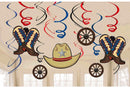 SWIRL DECORATION COWBOY