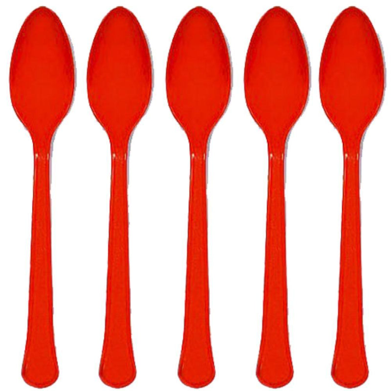 Apple Red Spoons