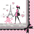 PARTY IN PARIS LUNCH NAPKIN