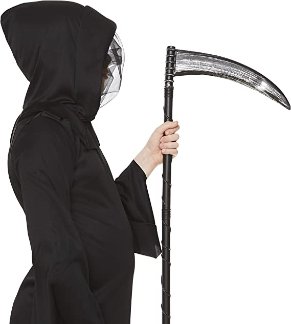 Grim Reaper Hooded Robe Kids Halloween Costume
