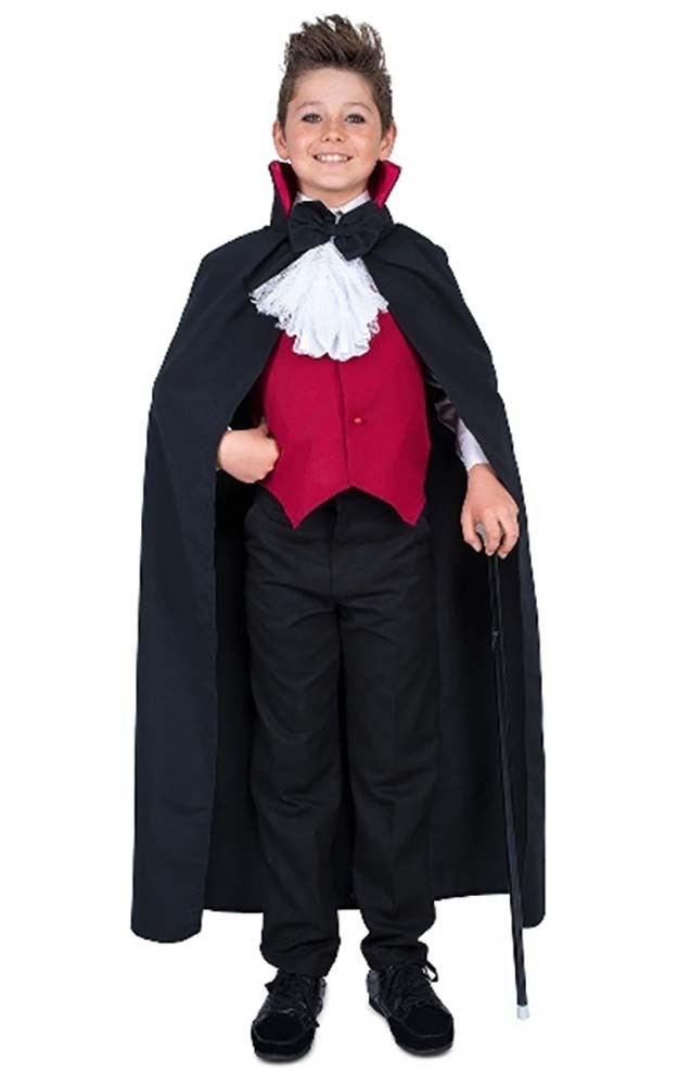Dracula Kids Halloween Trick or Treat Costume Set